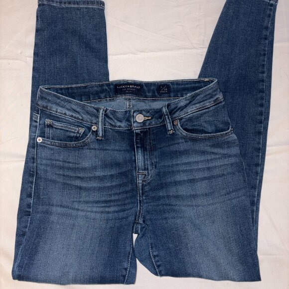 Lucky Jeans Skinny Dark Wash Size 6 - Picture 3 of 8